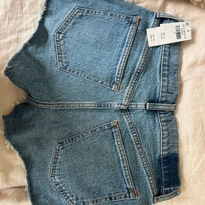 Abercrombie & Fitch High Rise Denim Shorts